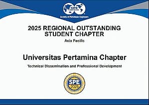SPE Presidential Award Outstanding Student Chapter - Universitas Pertamina