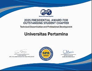 SPE Regional Outstanding Student Chapter - Universitas Pertamina Chapter